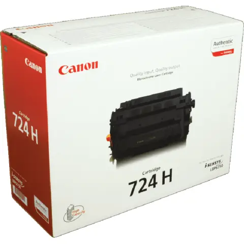 Toner Canon 724H / CRG-724H Black do drukarek (Oryginalny) [12.5k]
